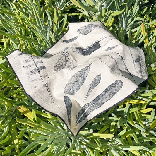 Napkins: Found Feathers