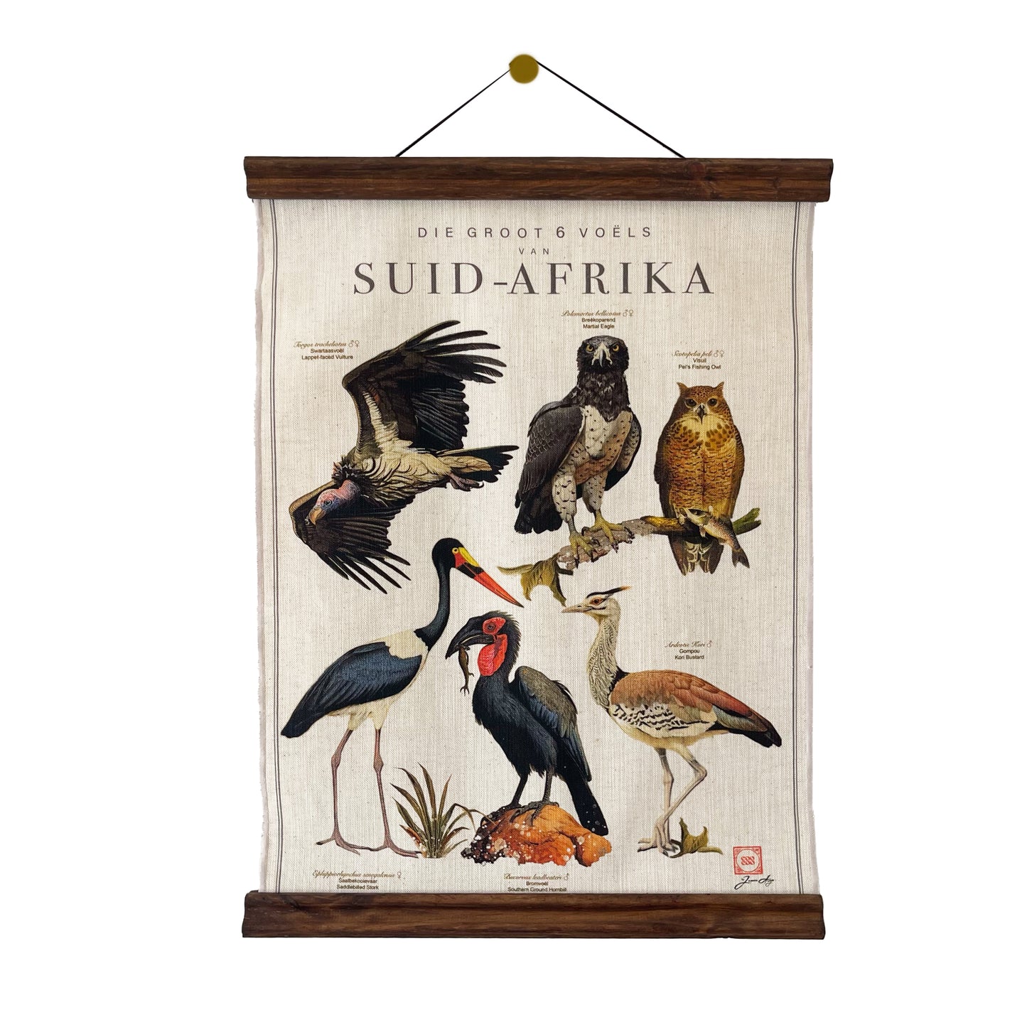 Tea Towel: Birds of South Africa
