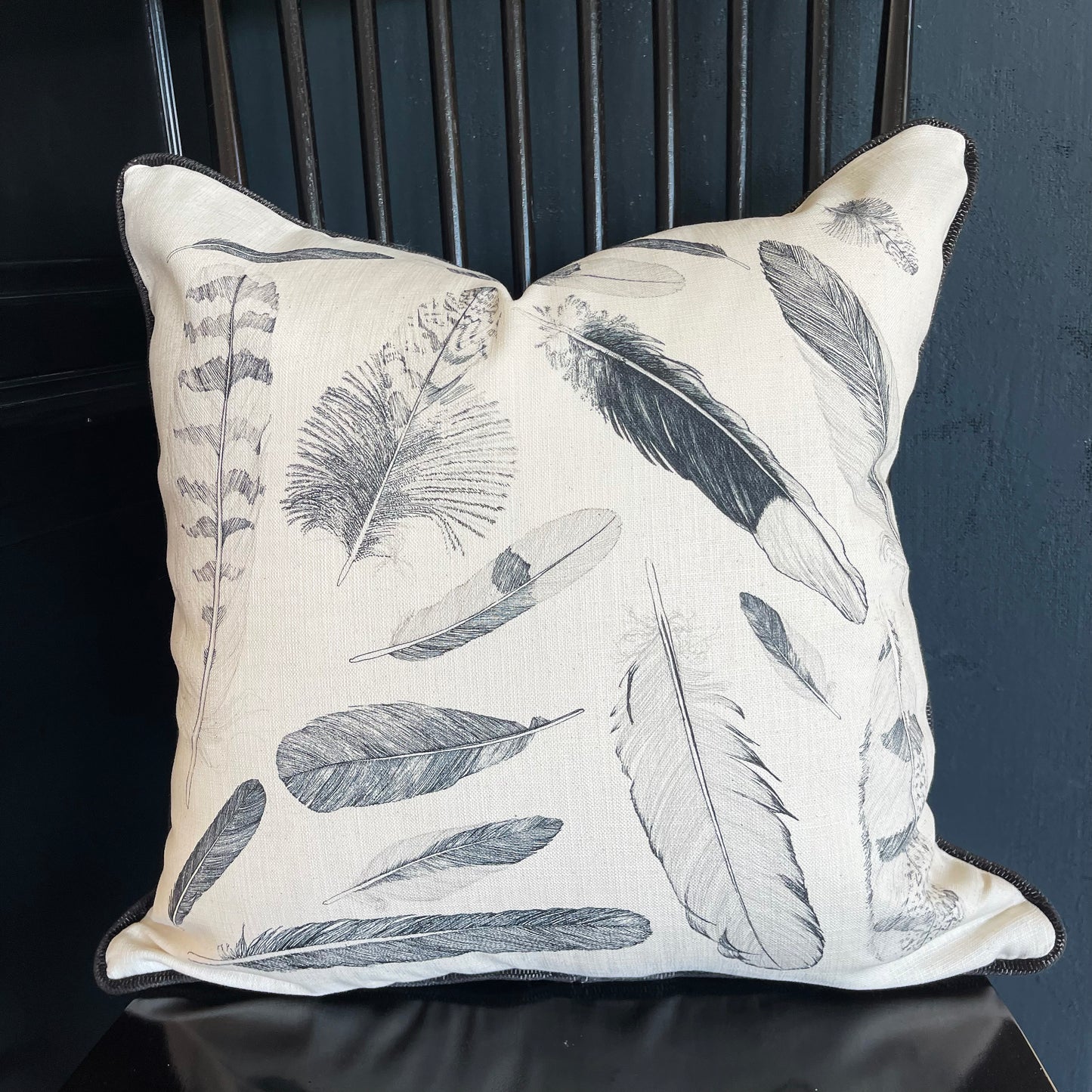 Cushion: Found Feathers