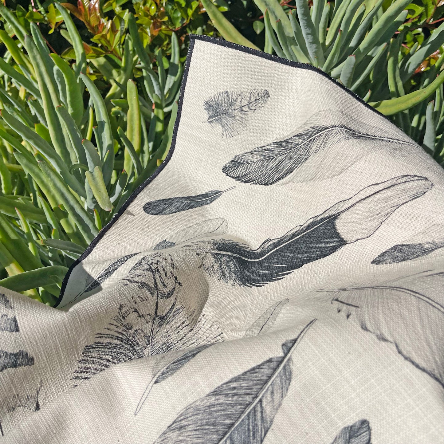 Napkins: Found Feathers