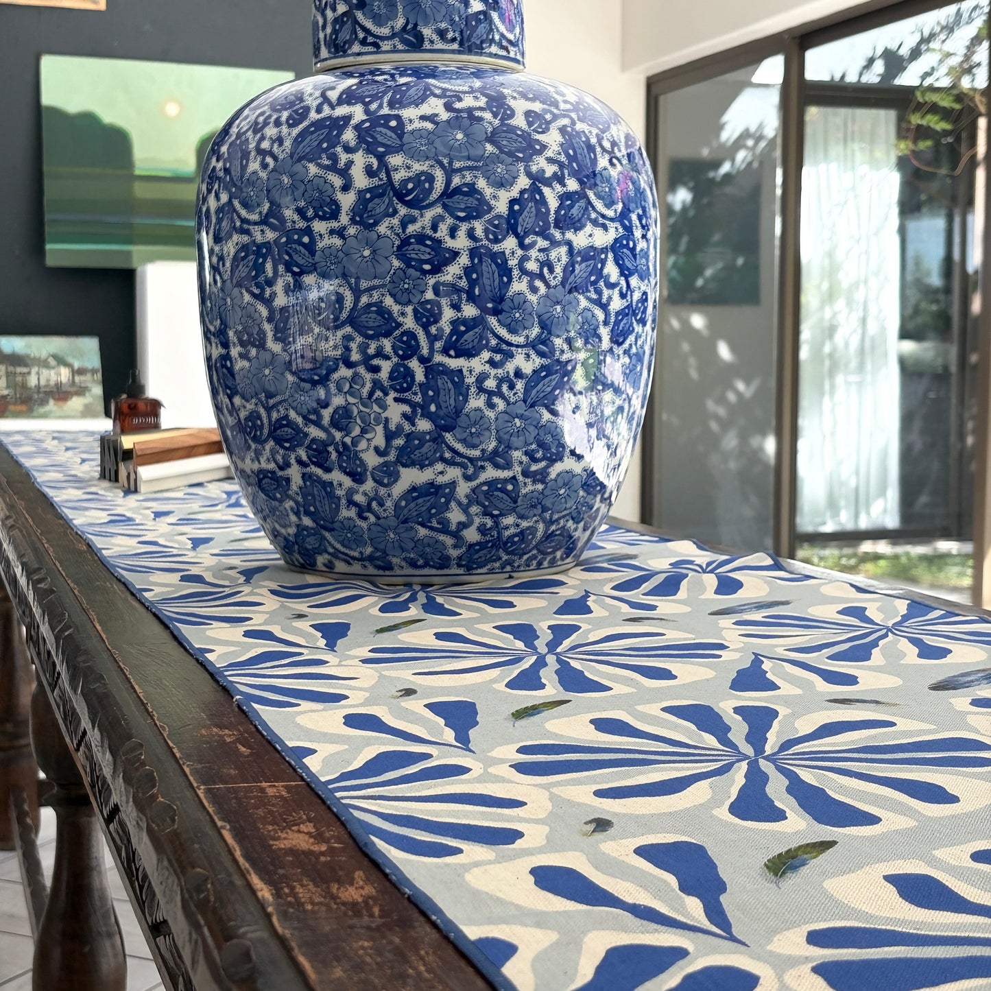 Table Runner: Blue Joy