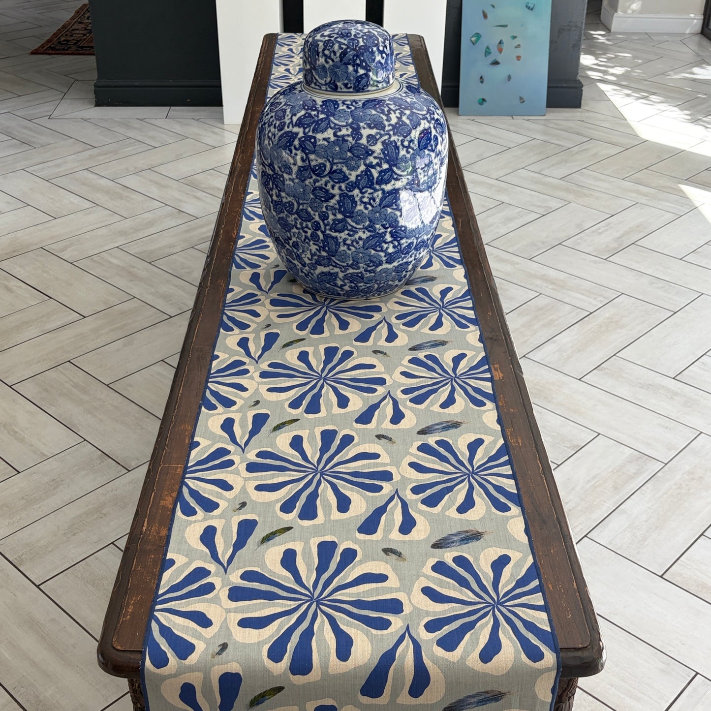 Table Runner: Blue Joy