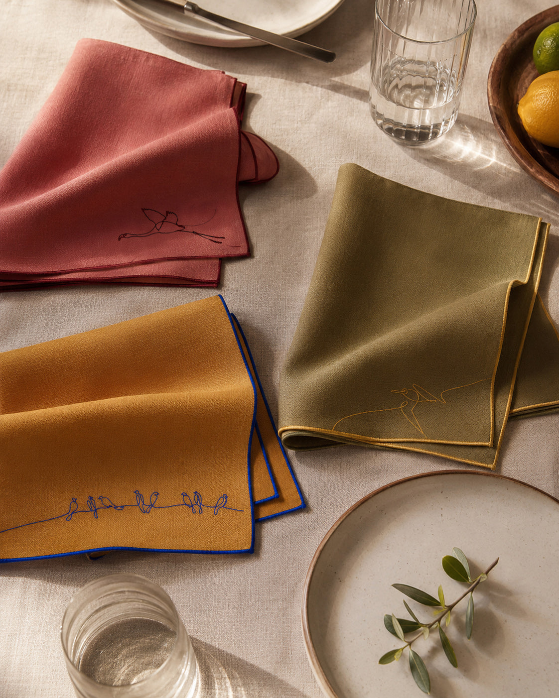 Luxe Embroidered Napkins