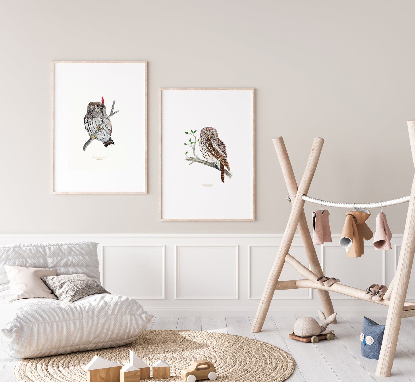 Owls prints